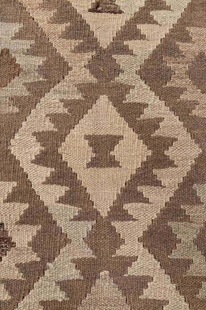 6' 10 x 10' 1 Hand Woven Kilim Maymana Wool Rug