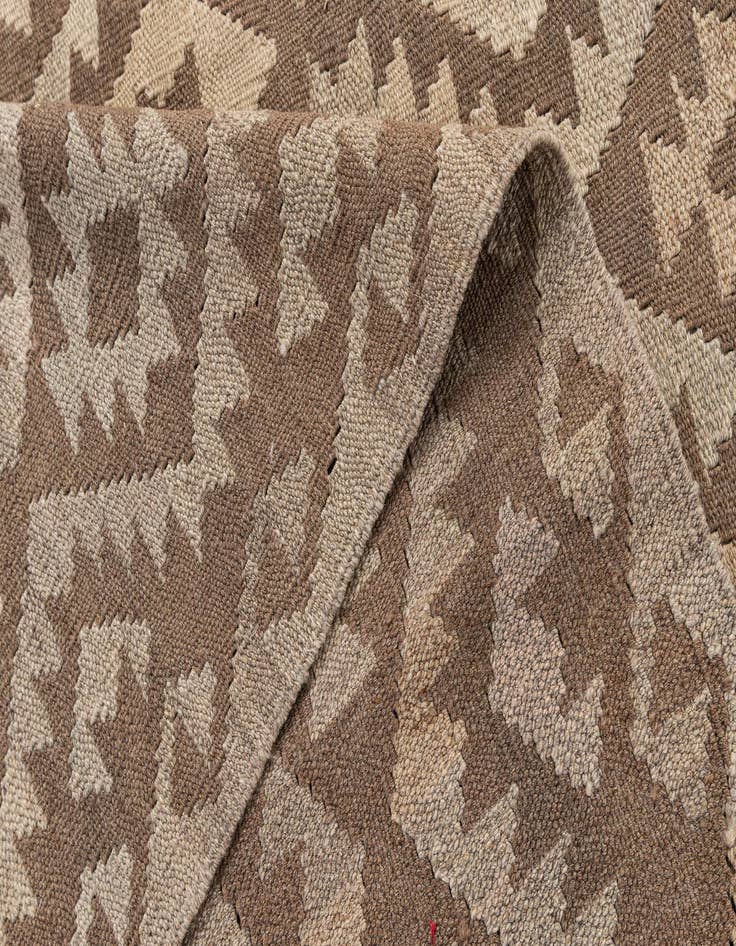 Detail image of 6' 10 x 10' 1  Hand Woven Kilim Maymana Wool Rug