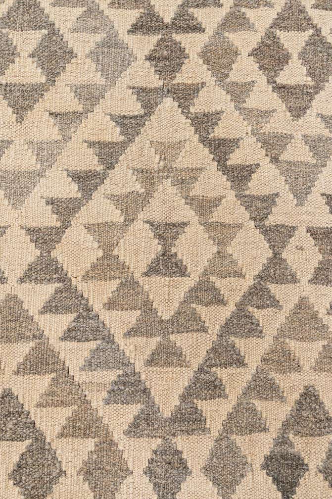 6' 10 x 9' 10 Hand Woven Kilim Maymana Wool Rug