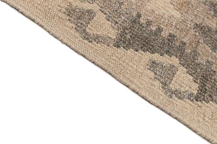 6' 9 x 9' 11 Hand Woven Kilim Maymana Wool Rug