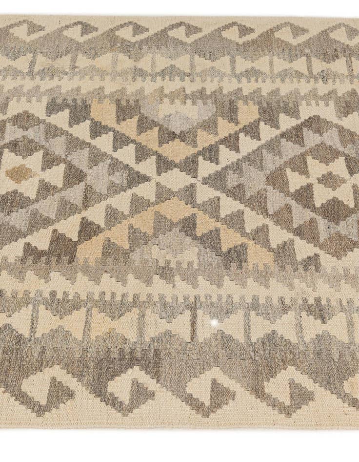 Detail image of 3' 4 x 5' 1  Hand Woven Kilim Maymana Wool Rug