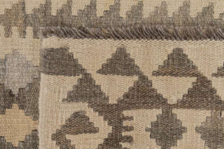 3' 4 x 5' 1 Hand Woven Kilim Maymana Wool Rug