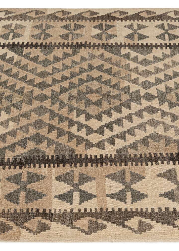 3' 5 x 5' 6 Hand Woven Kilim Maymana Wool Rug