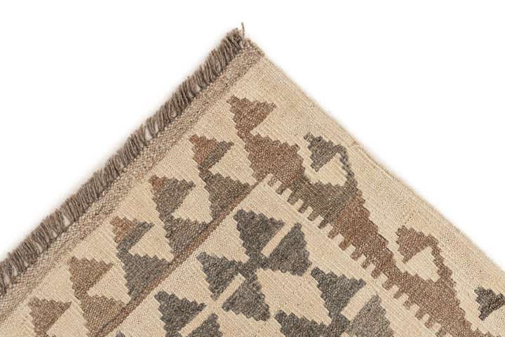 3' 5 x 5' 6 Hand Woven Kilim Maymana Wool Rug
