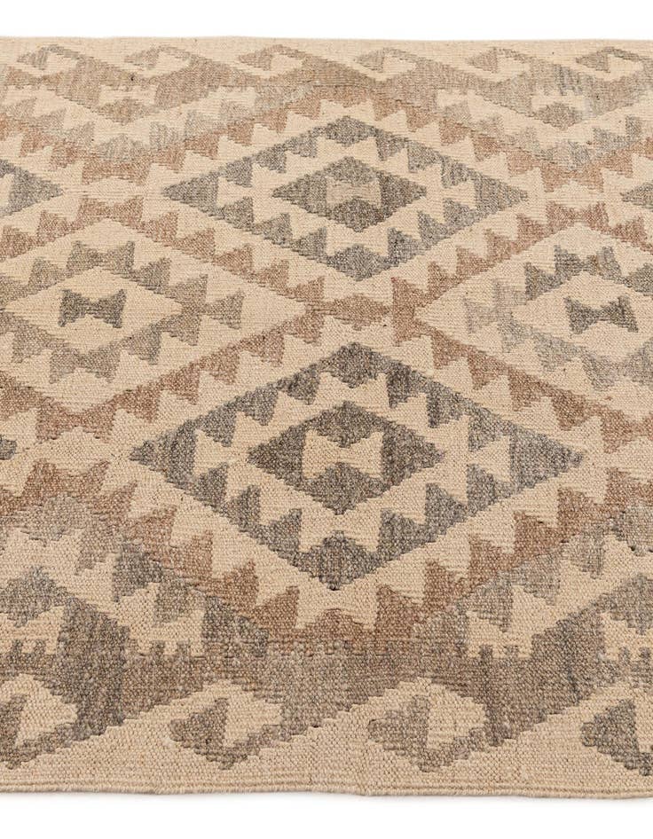 Detail image of 3' 6 x 5' 3  Hand Woven Kilim Maymana Wool Rug