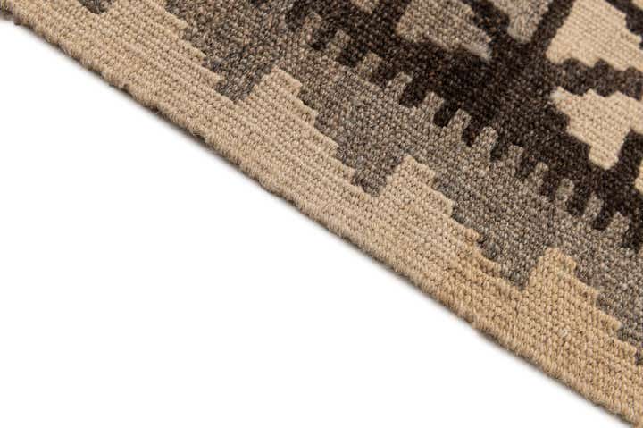 2' 11 x 3' 11 Hand Woven Kilim Maymana Wool Rug