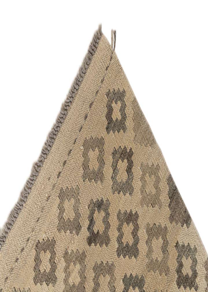 6' 10 x 9' 10 Hand Woven Kilim Maymana Wool Rug