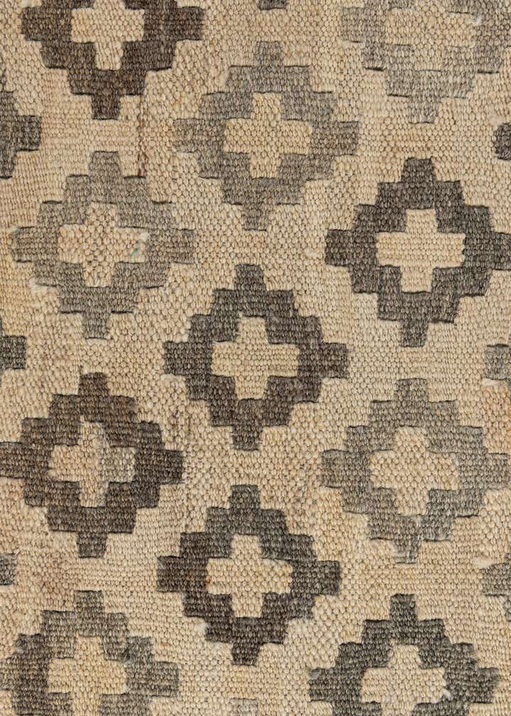 6' 10 x 9' 10 Hand Woven Kilim Maymana Wool Rug