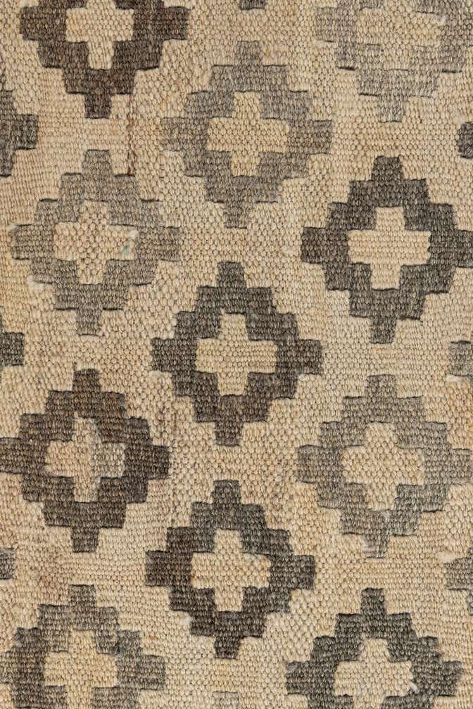 6' 10 x 9' 10 Hand Woven Kilim Maymana Wool Rug