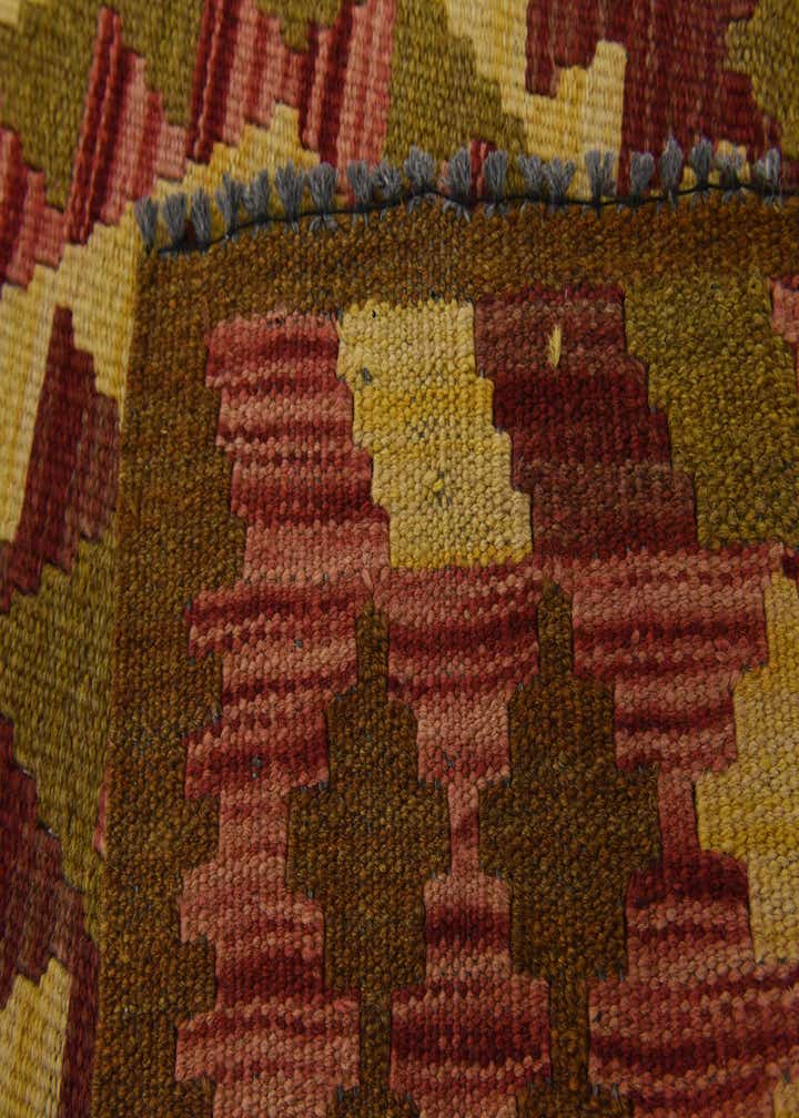 3' 5 x 6' 4 Hand Woven Kilim Maymana Wool Rug
