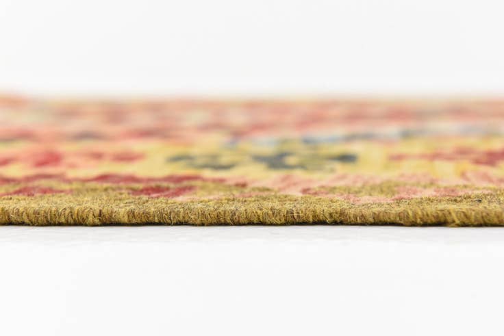 Detail image of 4' x 6' 9 Hand Woven Kilim Maymana Wool Rug