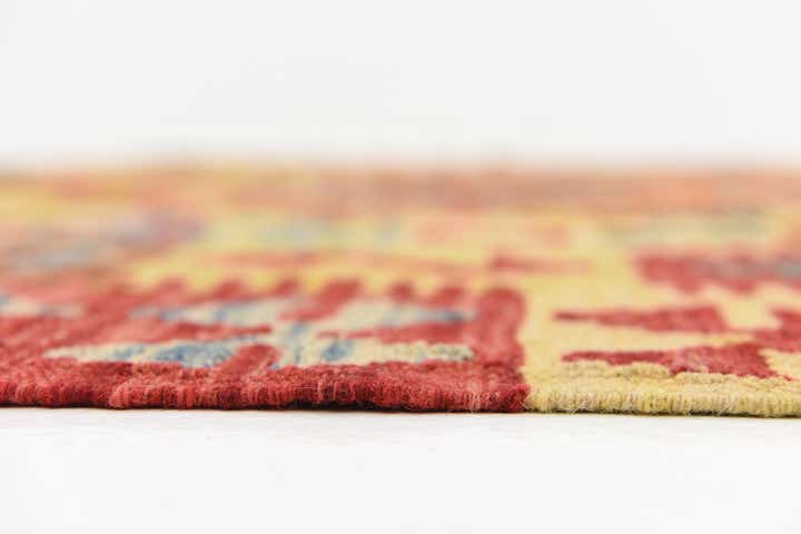 4' 9 x 6' 5 Hand Woven Kilim Maymana Wool Rug