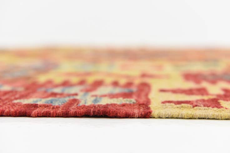 Detail image of 4' 9 x 6' 5 Hand Woven Kilim Maymana Wool Rug