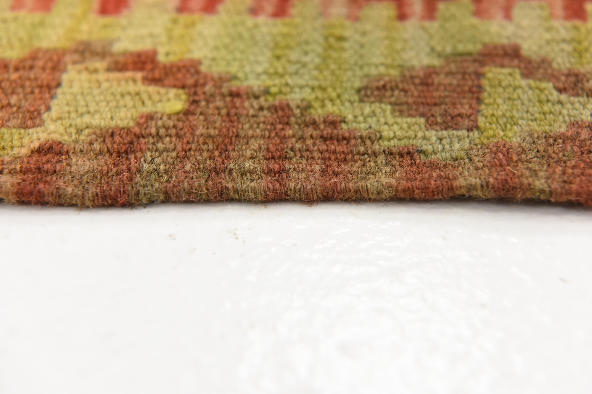 3' 3 x 6' 1 Hand Woven Kilim Maymana Wool Rug