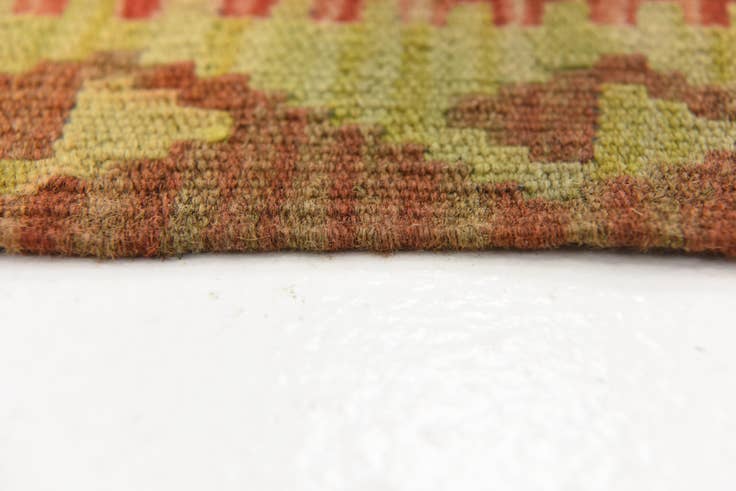 Detail image of 3' 3 x 6' 1 Hand Woven Kilim Maymana Wool Rug
