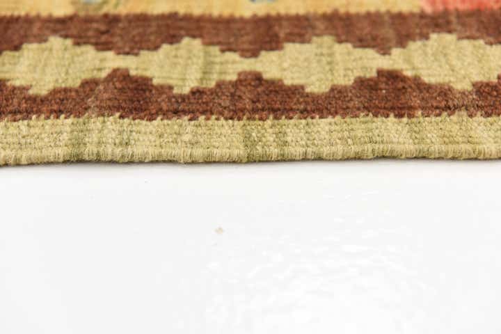 3' 3 x 5' Hand Woven Kilim Maymana Wool Rug
