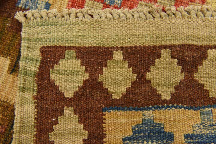 3' 3 x 5' Hand Woven Kilim Maymana Wool Rug