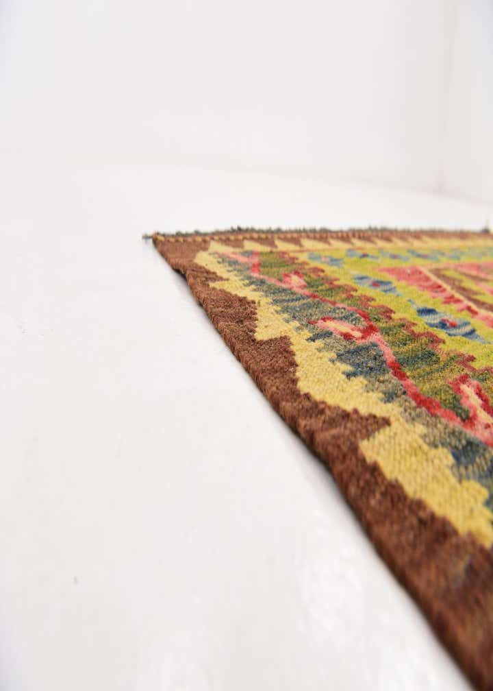 3' 5 x 6' 5 Hand Knotted Kilim Maymana Wool Rug
