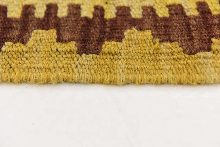 3' 5 x 5' 3 Hand Woven Kilim Maymana Wool Rug