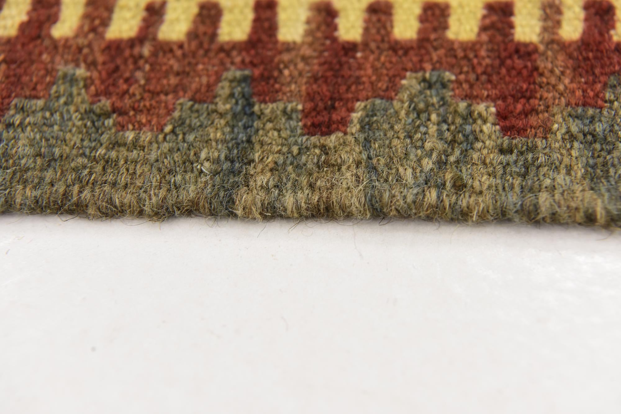 3' 4 x 6' 5 Hand Woven Kilim Maymana Wool Rug