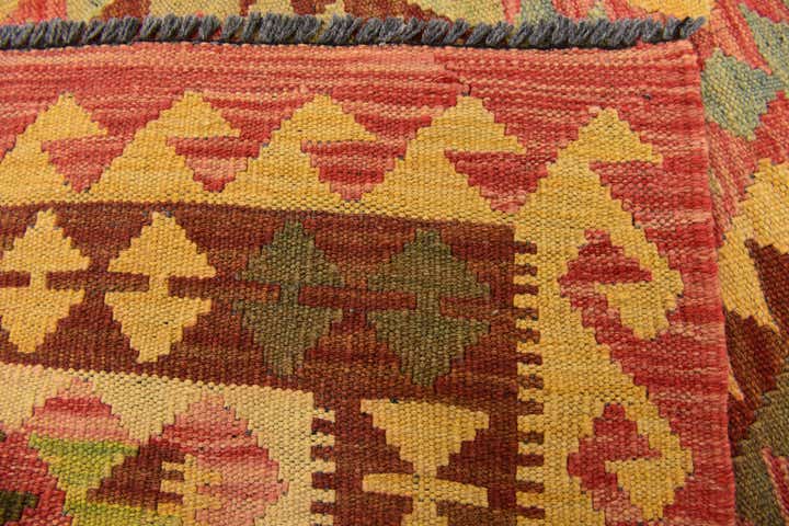 3' 6 x 5' Hand Woven Kilim Maymana Wool Rug