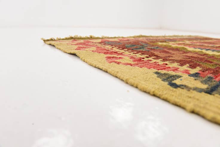 Detail image of 3' 5 x 6' 4 Hand Woven Kilim Maymana Wool Rug