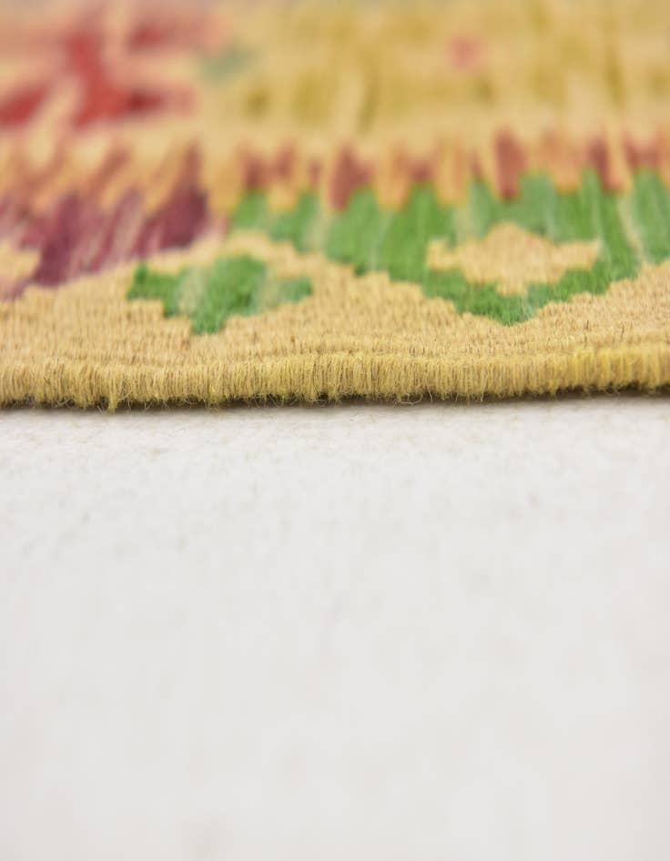 Detail image of 3' 4 x 6' 4  Hand Woven Kilim Maymana Wool Rug