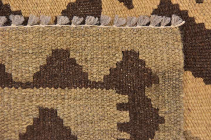 3' 2 x 5' Hand Woven Kilim Maymana Wool Rug