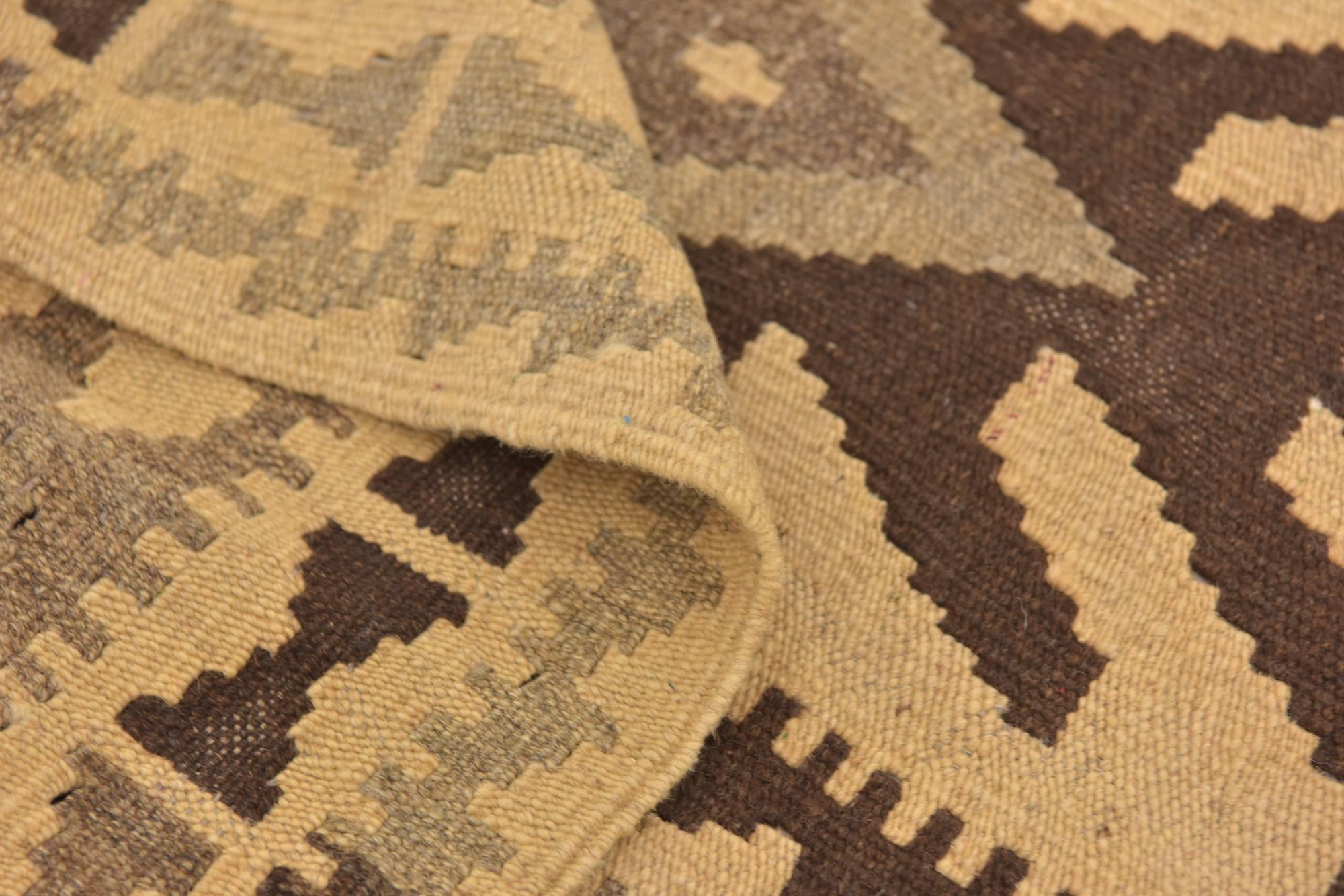 100cm x 150cm Tejido a mano Kilim Maymana Alfombra Lana