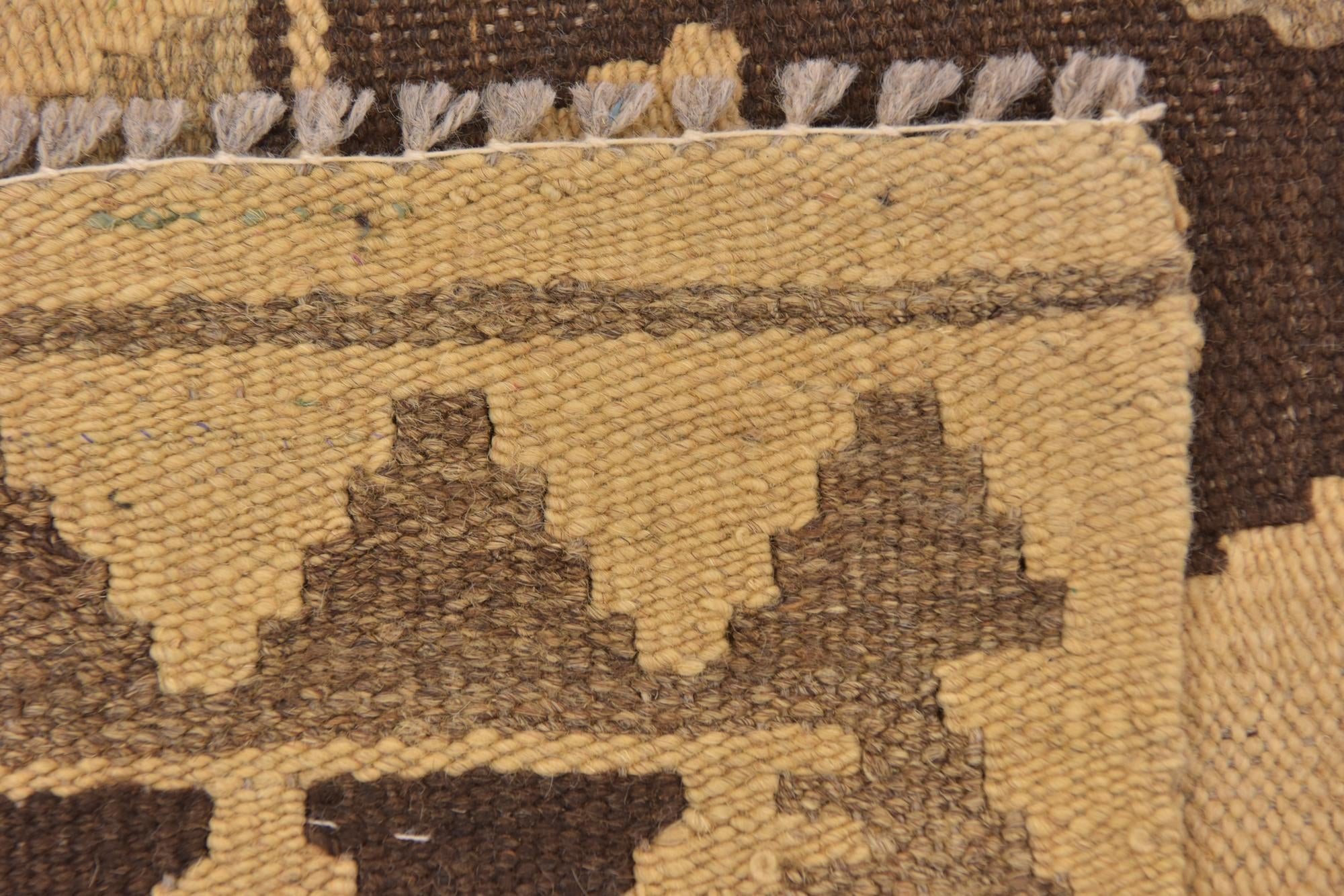 100cm x 150cm Tejido a mano Kilim Maymana Alfombra Lana