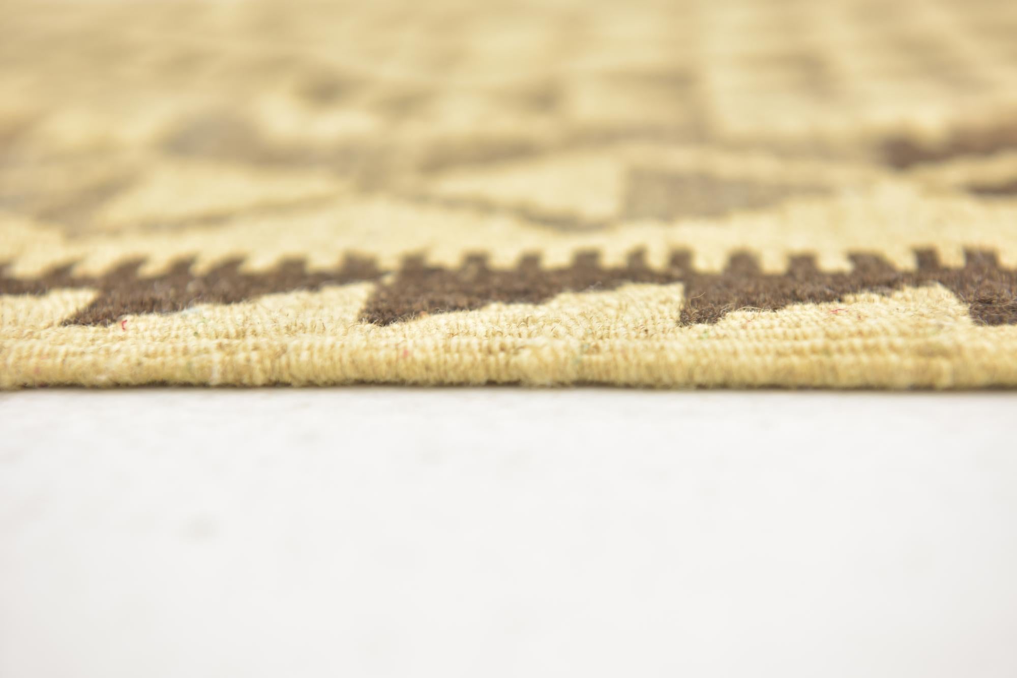 85cm x 120cm Hand Woven Kilim Maymana Wool Rug