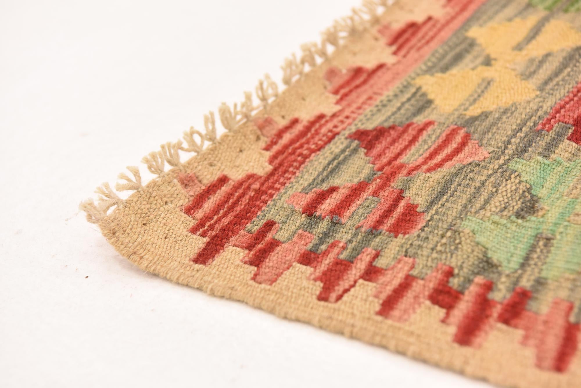 85cm x 120cm Tejido a mano Kilim Maymana Alfombra Lana
