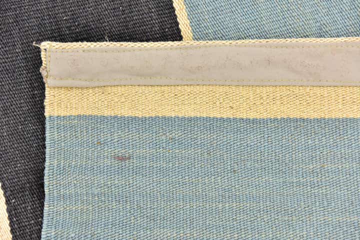 4' 3 x 5' 10 Hand Woven Kilim Modern Wool Rug