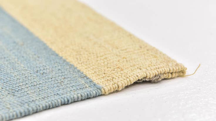 Detail image of 4' 3 x 5' 10 Hand Woven Kilim Modern Wool Rug