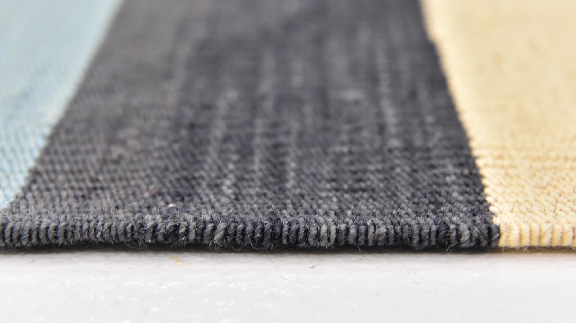 4' 3 x 5' 10 Hand Woven Kilim Modern Wool Rug