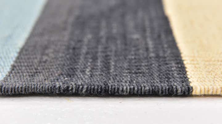 4' 3 x 5' 10 Hand Woven Kilim Modern Wool Rug