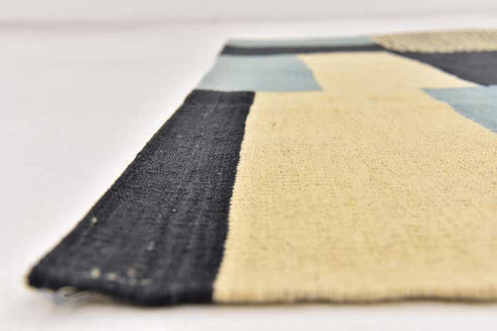 4' 5 x 5' 9 Hand Woven Kilim Modern Wool Rug