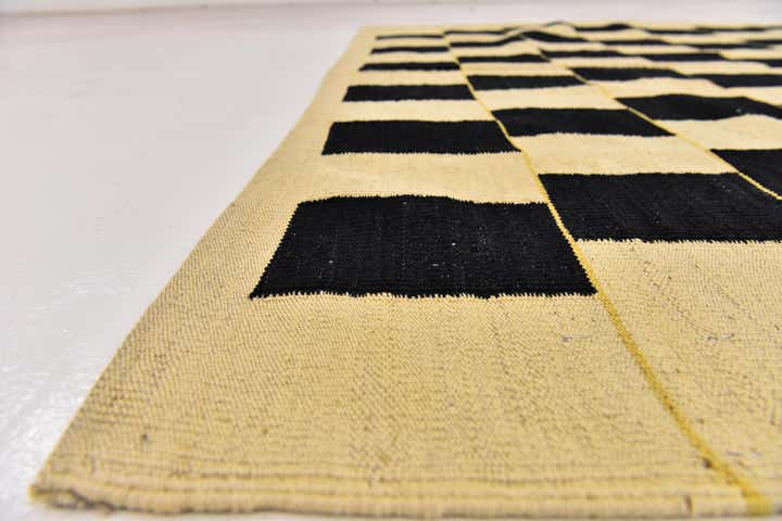 6' x 7' 10 Hand Woven Kilim Modern Wool Rug