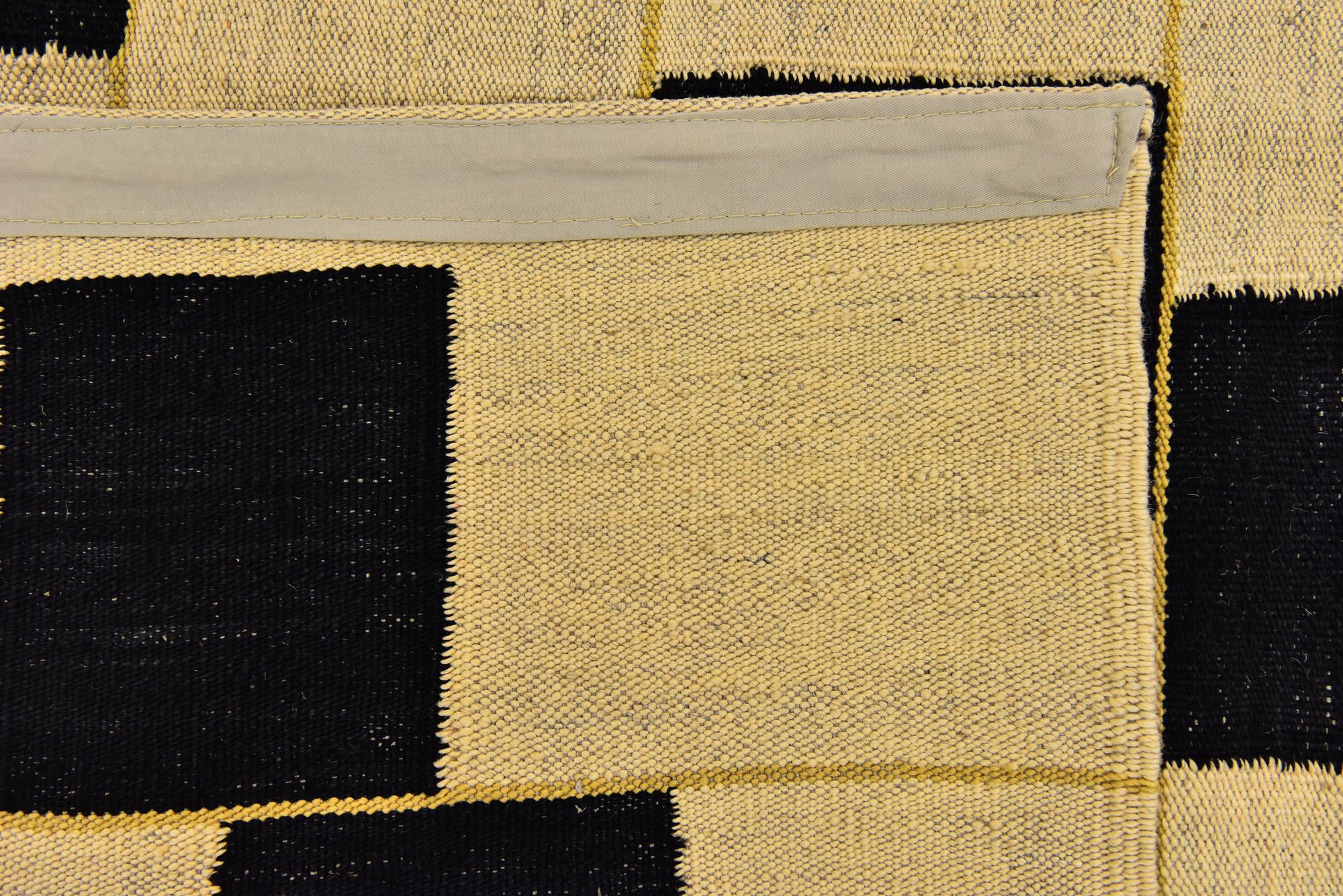 6' 3 x 7' 8 Hand Woven Kilim Modern Wool Rug