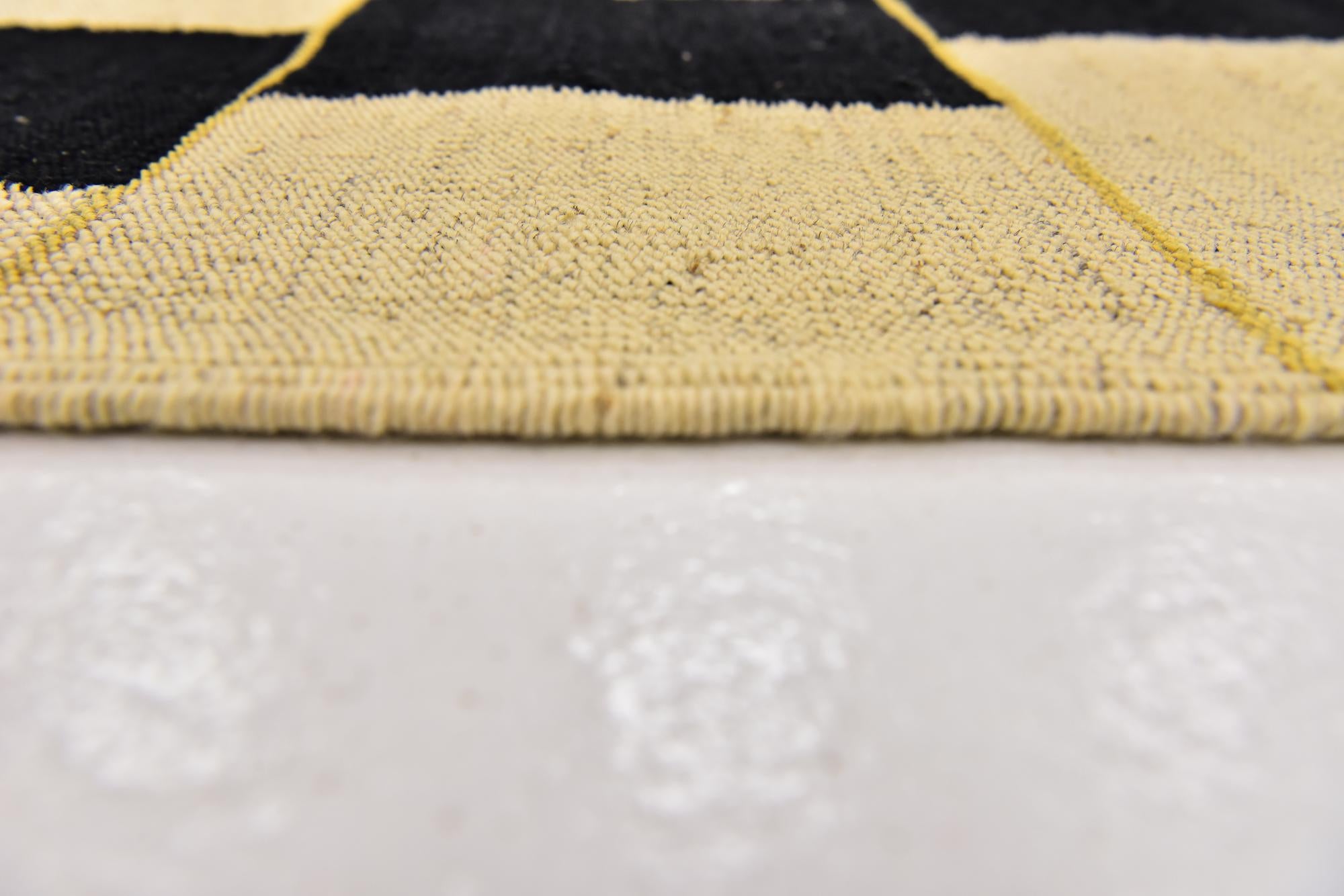 6' 3 x 7' 8 Hand Woven Kilim Modern Wool Rug