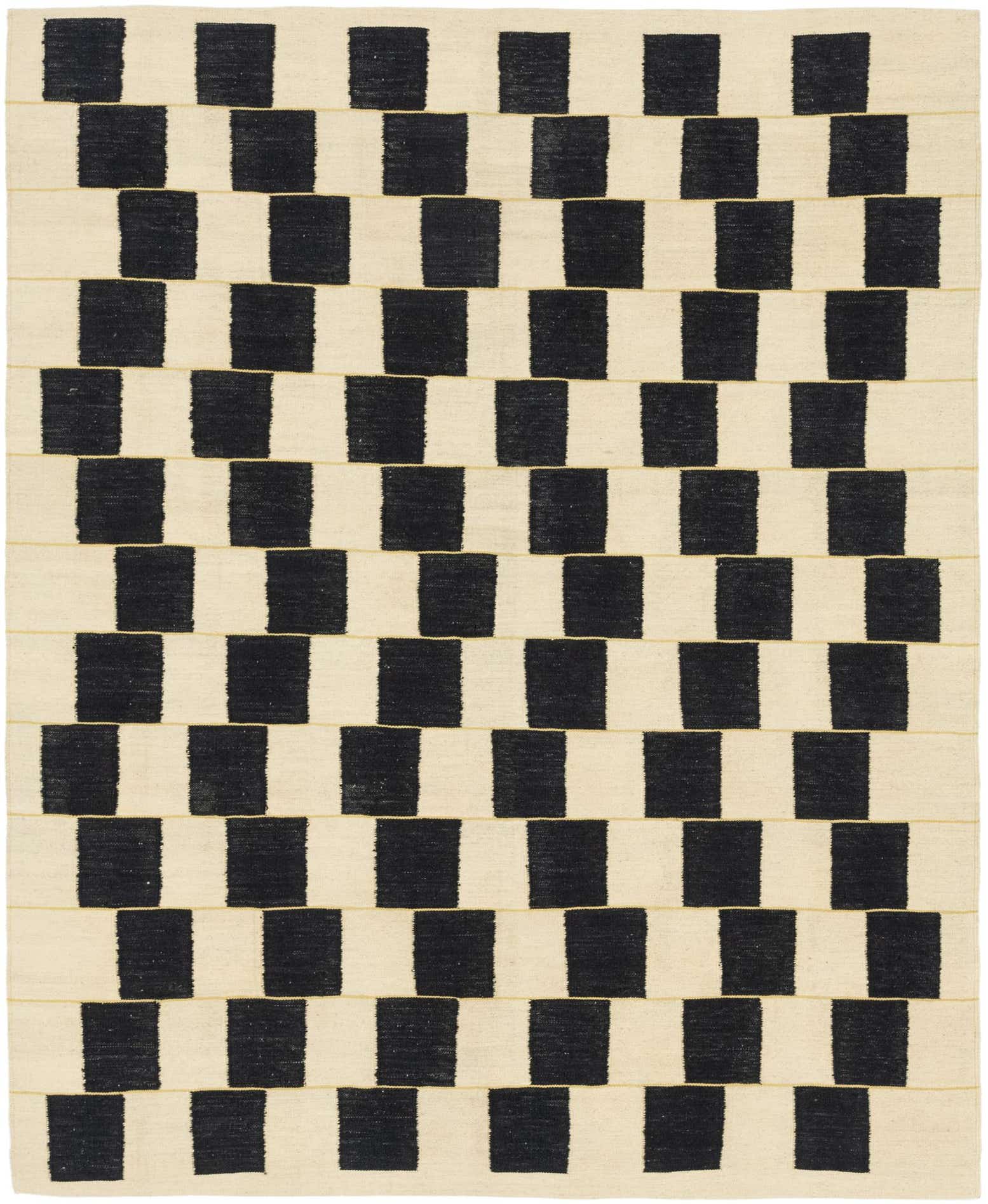 6' 3 x 7' 8 Hand Woven Kilim Modern Wool Rug