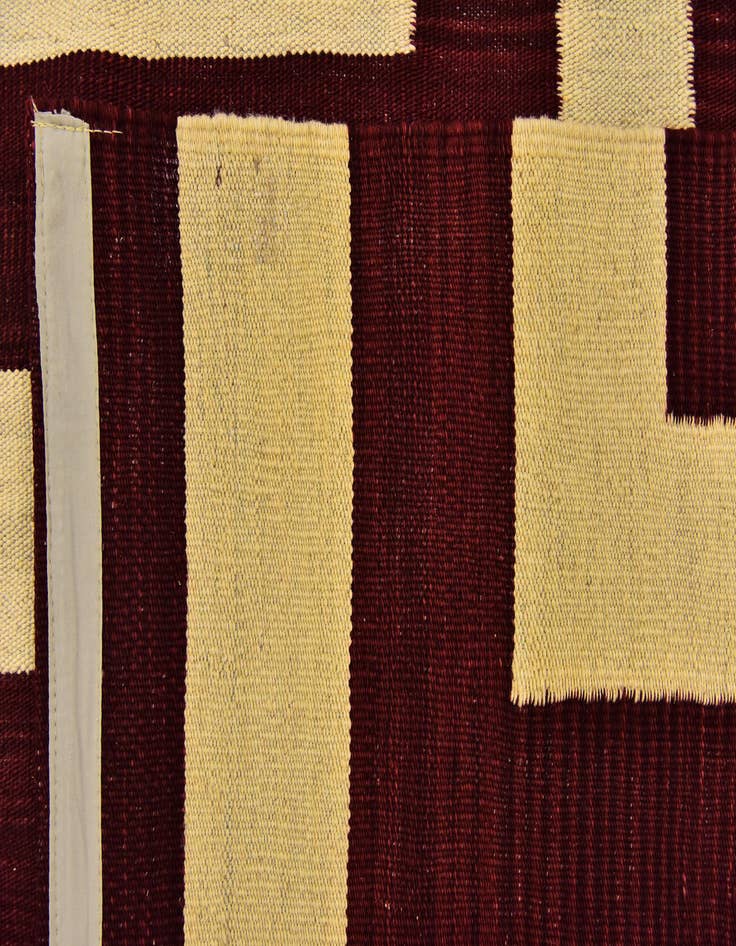 Detail image of 6' x 7' 10  Hand Woven Kilim Modern Wool Rug