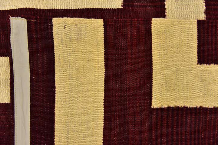 6' x 7' 10 Hand Woven Kilim Modern Wool Rug