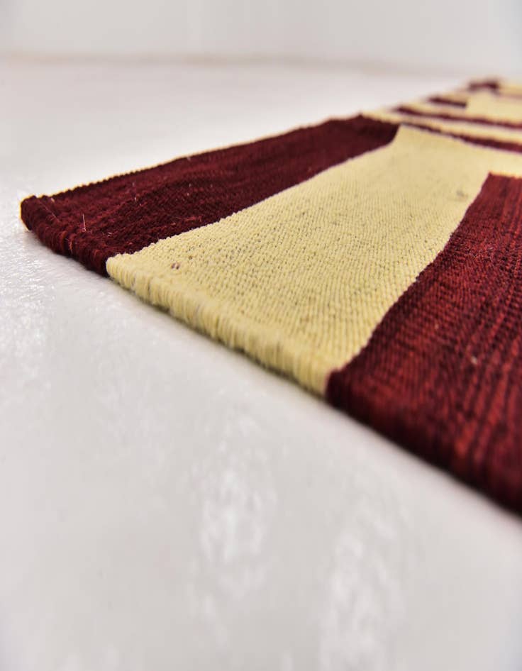 Detail image of 6' x 7' 10  Hand Woven Kilim Modern Wool Rug