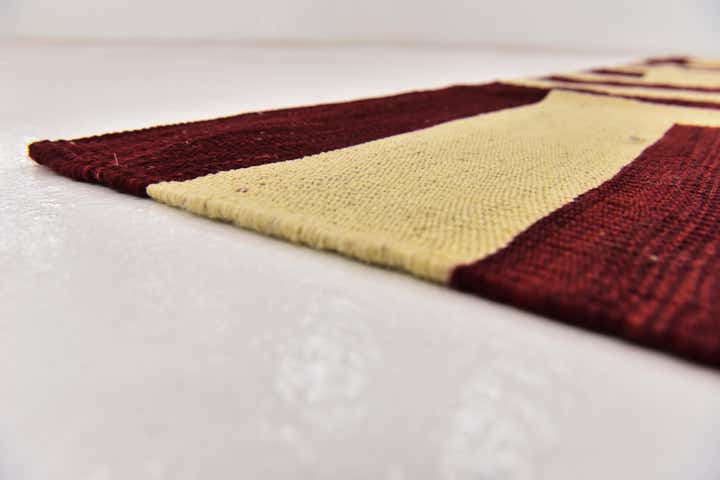 6' x 7' 10 Hand Woven Kilim Modern Wool Rug