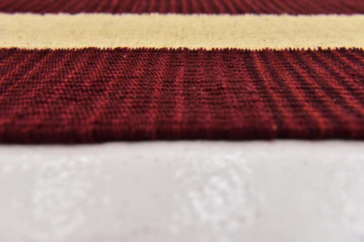 6' x 7' 10 Hand Woven Kilim Modern Wool Rug