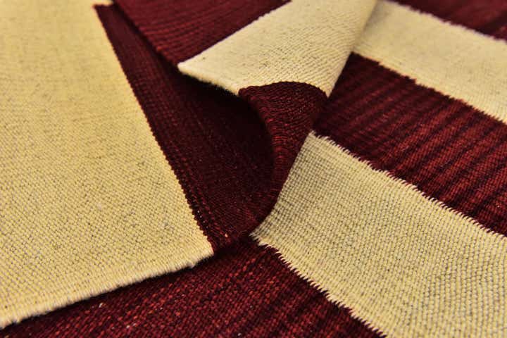 6' x 7' 10 Hand Woven Kilim Modern Wool Rug