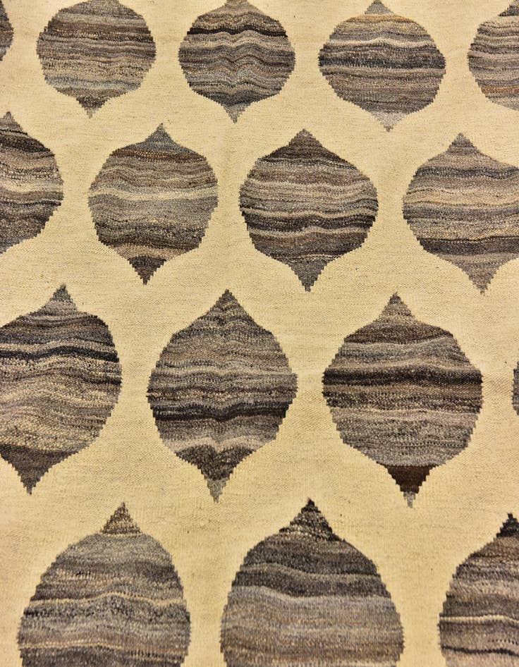 Detail image of 5' x 6' 6  Hand Woven Kilim Modern Wool Rug