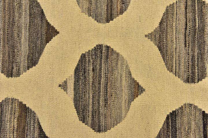 5' x 6' 6 Hand Woven Kilim Modern Wool Rug