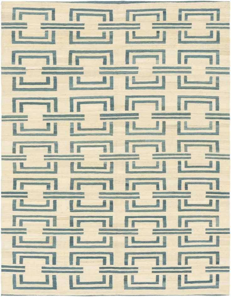 Detail image of 5' 10 x 7' 10 Hand Woven Kilim Modern Wool Rug